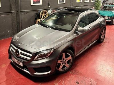 Usado Mercedes GLA220 AMG line 170 CV (125 kW) 2015 Gris / plata SUV
