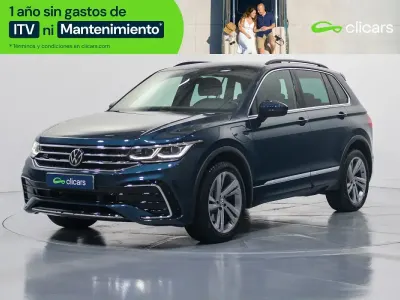 Usado VW Tiguan R-line 245 CV (180 kW) 2022 Azul SUV