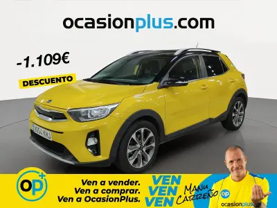 Usado Kia Stonic 120 CV (88 kW) 2018 Amarillo SUV
