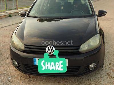 Usado VW Golf VI Sport 105 CV (77 kW) 2009 Negro Utilitario