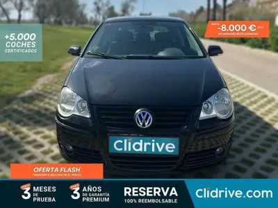 Begagnad VW Polo Advance 69 HK (50 kW) 2008 Svart Halvkombi