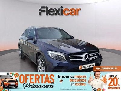 Usado Mercedes GLC220 170 CV (125 kW) 2018 Azul SUV