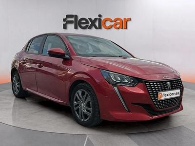 Usado Peugeot 208 Active 102 CV (75 kW) 2021 Rojo Utilitario