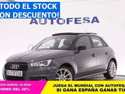 Usado Audi A1 Sportback Design 125 CV (91 kW) 2017 Gris / plata Utilitario