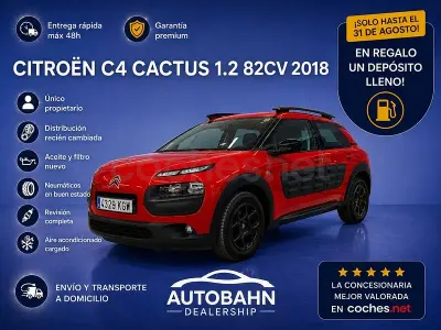 Usado Citroën C4 Feel 82 CV (60 kW) 2018 Rojo Berlina