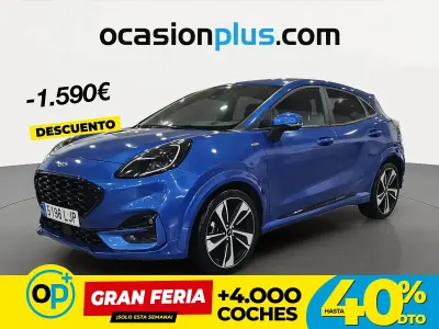 Usado Ford Puma ST-Line X 125 CV (91 kW) 2020 Azul SUV