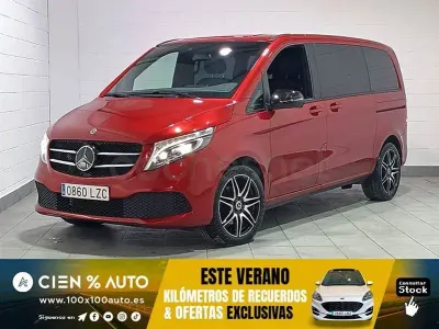 Usado Mercedes V250 Avantgarde 190 CV (139 kW) 2022 Rojo Monovolumen