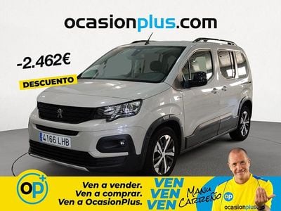 Usado Peugeot Rifter GT-line 100 CV (73 kW) 2020 Beige Monovolumen