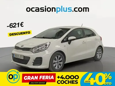 Usado Kia Rio 75 CV (55 kW) 2016 Blanco Utilitario