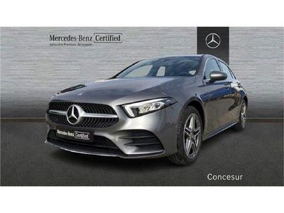 Usado Mercedes A250 AMG line 218 CV (160 kW) 2021 Gris montaña