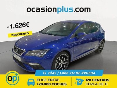 Usado Seat Leon FR 150 CV (110 kW) 2019 Azul