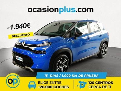 Azul Usado 2024 Citroën C3 Aircross PureTech SUV | 14.000 € (Precio justo)