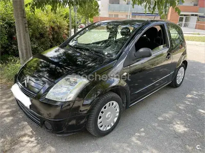 Usado Citroën C2 Furio 75 CV (55 kW) 2007 Negro Utilitario