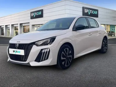 Begagnad Peugeot 208 Active 100 HK (73 kW) 2024 Vit Halvkombi