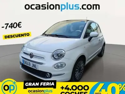 Usado Fiat 500 Lounge 69 CV (50 kW) 2016 Blanco Utilitario
