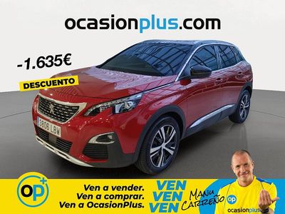 Usado Peugeot 3008 GT-line 130 CV (95 kW) 2019 Rojo SUV