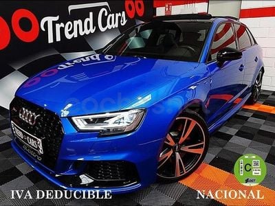 Usado Audi RS3 Sport 400 CV (294 kW) 2018 Azul Berlina