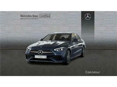 Usado Mercedes C220 AMG line 200 CV (147 kW) 2024 Azul sodalita Berlina