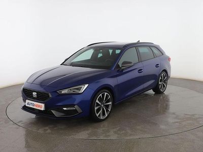 Usado Seat Leon FR 150 CV (110 kW) 2021 Azul Familiar