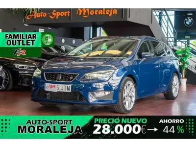 Usado Seat Leon ST FR 150 CV (110 kW) 2016 Azul Familiar