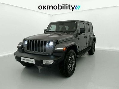Usado Jeep Wrangler Unlimited Sahara 381 CV (280 kW) 2022 Plateado SUV