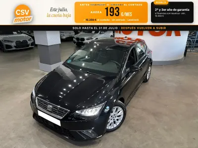 Usado Seat Ibiza FR 116 CV (85 kW) 2024 Negro Utilitario