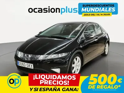 Usado Honda Civic Sport 140 CV (102 kW) 2009 Negro Utilitario