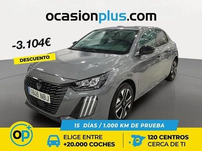 Usado Peugeot 208 Allure 100 CV (73 kW) 2025 Gris Utilitario