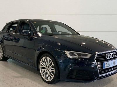 Usado Audi A3 S-Line 184 CV (135 kW) 2017 Azul Berlina