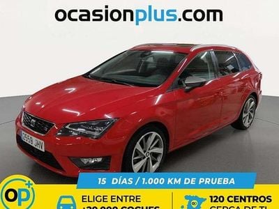 Usado Seat Leon ST FR 180 CV (132 kW) 2015 Rojo Familiar