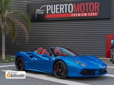 Usado Ferrari 488 670 CV (492 kW) 2017 Azul Descapotable