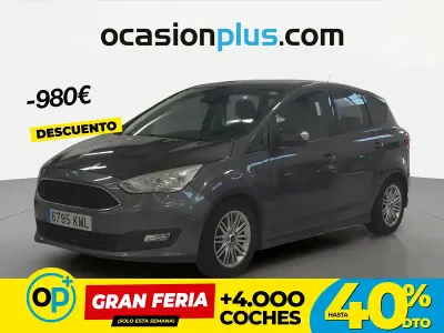 Usado Ford C-MAX Titanium 125 CV (91 kW) 2018 Gris Monovolumen