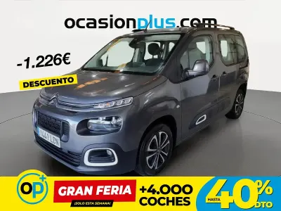 Usado Citroën Berlingo PureTech 110 CV (80 kW) 2019 Negro Monovolumen