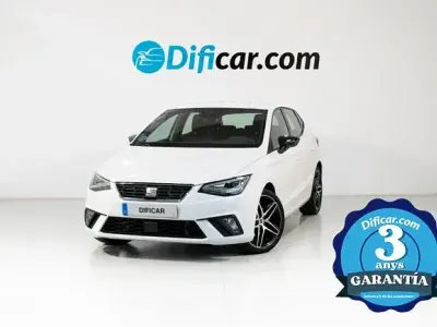 Usado Seat Ibiza FR 110 CV (80 kW) 2022 Blanco Utilitario