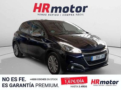 Usado Peugeot 208 Style 82 CV (60 kW) 2017 Azul Utilitario