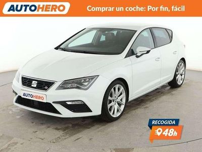 Usado Seat Leon FR 131 CV (96 kW) 2018 Blanco Berlina