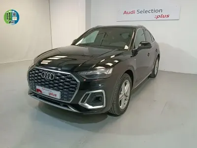 Usado Audi Q5 S-Line 163 CV (119 kW) 2021 Negro SUV