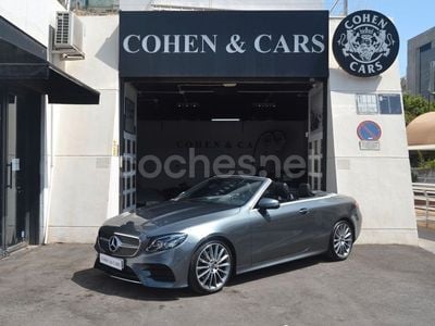Usado Mercedes E220 194 CV (142 kW) 2018 Gris selenita Descapotable