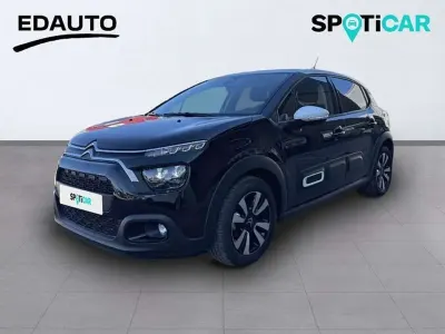 Usado Citroën C3 PureTech 83 CV (61 kW) 2023 Negro Utilitario