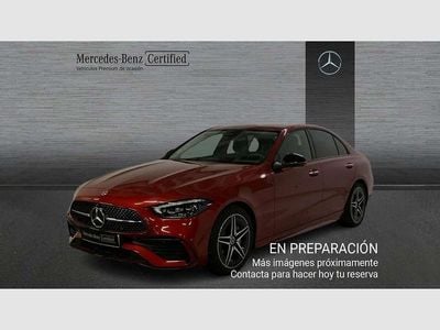 Usado Mercedes C220 200 CV (147 kW) 2023 Rojo Berlina