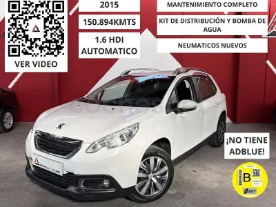 Usado Peugeot 2008 Active 92 CV (67 kW) 2015 Blanco SUV