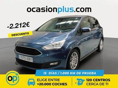 Usado Ford C-MAX Trend+ 125 CV (91 kW) 2018 Azul Monovolumen