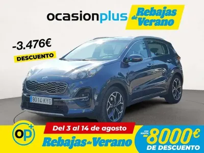 Usado Kia Sportage GT-Line 136 CV (100 kW) 2019 Azul SUV