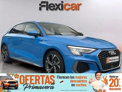 Usado Audi A3 S-Line 150 CV (110 kW) 2021 Azul Berlina