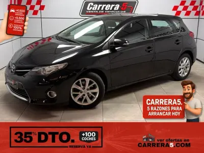 Usado Toyota Auris Advance 124 CV (91 kW) 2014 Negro Berlina