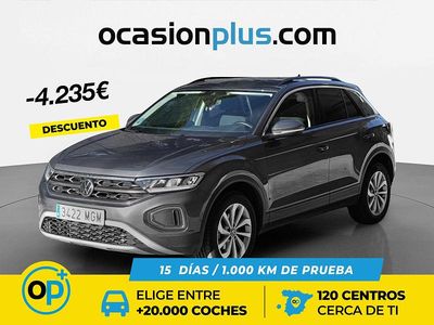 Usado VW T-Roc Life 150 CV (110 kW) 2023 Gris SUV