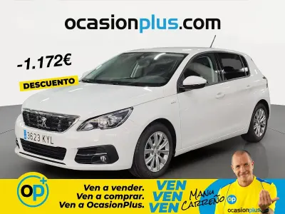 Usado Peugeot 308 Style 110 CV (80 kW) 2019 Blanco Berlina