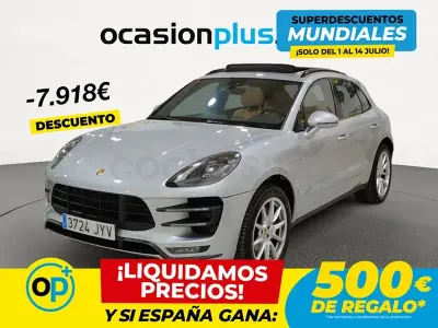 Usado Porsche Macan Turbo 400 CV (294 kW) 2017 Gris / plata SUV