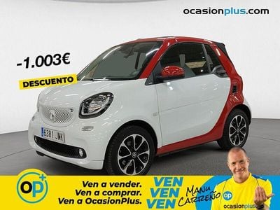 Usado Smart ForTwo Cabrio Passion 71 CV (52 kW) 2016 Blanco Descapotable