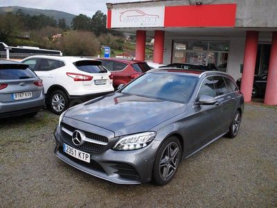 Usado Mercedes C220 194 CV (142 kW) 2019 Gris / plata Familiar